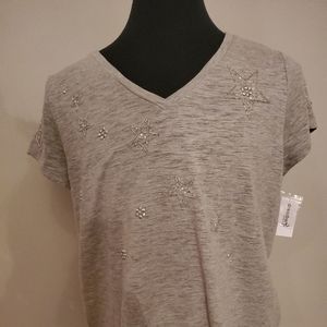 NWT gray blouse